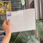 White Wispy Spectrum Sheet Glass