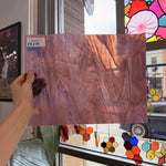 Light Pink & Purple Wispy Vintage Spectrum Sheet Glass – RA972
