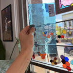 Sky Blue Oceanside Transparent Waterglass