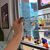 Sky Blue Oceanside Transparent Waterglass