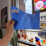 Spectrum Medium Blue Wispy Sheet Glass – RA976