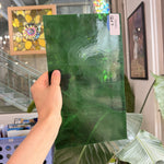 Dark Green White Wispy Vintage Spectrum Sheet Glass – RA984