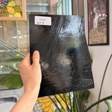 Black Opal Textured Wissmach Sheet Glass