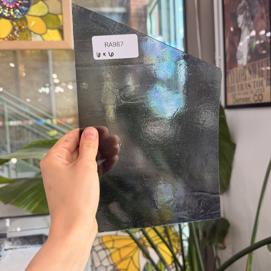 Gray Transparent Kokomo Sheet Glass