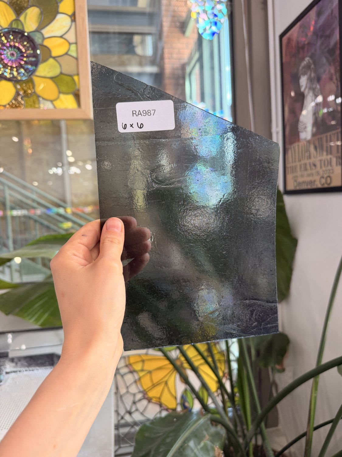 Gray Transparent Kokomo Sheet Glass