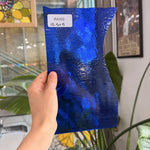 Blue Textured Transparent Sheet Glass