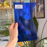 Blue Textured Transparent Sheet Glass