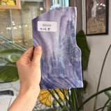 Purple Mottled Youghiogheny Sheet Glass