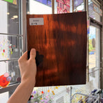 Dark Brown Wispy Wissmach Sheet Glass