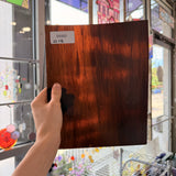 Dark Brown Wispy Wissmach Sheet Glass