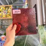 Dark Pink Cranberry Corella Wissmach Sheet Glass