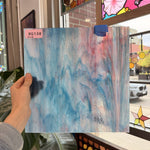 Blue Pink Wispy Kokomo Sheet Glass