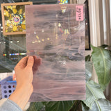Vintage Spectrum Purple Wispy Sheet Glass