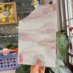 1994 White Mauve Purple Mixed Uroboros Sheet Glass