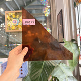 Amber Transparent Kokomo Sheet Glass