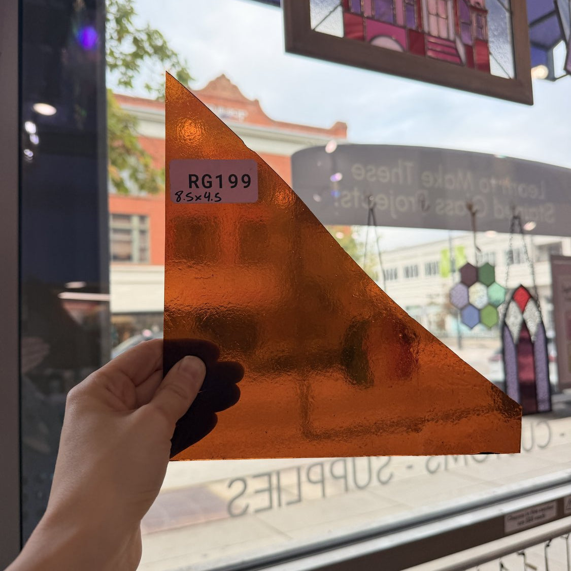 Amber Transparent Kokomo Sheet Glass – RG199