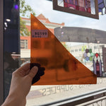 Amber Transparent Kokomo Sheet Glass