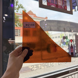 Amber Transparent Kokomo Sheet Glass