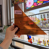 Amber Transparent Kokomo Sheet Glass