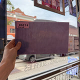 Mauve VIntage Single Roll Bullseye Sheet Glass