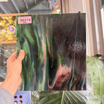 Green Pink Mixed Bullseye Fusible 90 COE Sheet Glass