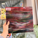 Dark Green Pink Mixed Bullseye Fusible 90 COE Sheet Glass