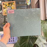 Sage Green Vintage Dappled Bullseye Sheet Glass