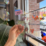 Clear Iridescent Spectrum Baroque Vintage Sheet Glass