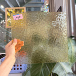 Vanilla Transparent Florentine Sheet Glass