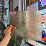 Vanilla Transparent Florentine Sheet Glass