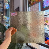 Vanilla Transparent Florentine Sheet Glass