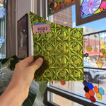 Chartrusse Green Whitney Kokomo Textured Sheet Glass