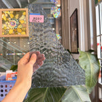Light Blue Vintage Rare Ripple Optimum Sheet Glass