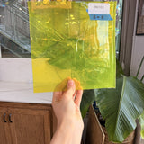 Neon Yellow Lamberts Mouthblown Sheet Glass Lamberts Glass 8x8in (LA-33944621)