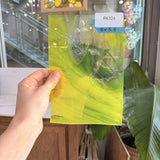 Neon Yellow Lamberts Mouthblown Sheet Glass Lamberts Glass