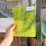 Neon Yellow Lamberts Mouthblown Sheet Glass Lamberts Glass