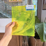 Neon Yellow Lamberts Mouthblown Sheet Glass Lamberts Glass RK106 (8x6.5in)