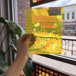 Neon Yellow Lamberts Mouthblown Sheet Glass Lamberts Glass