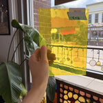 Neon Yellow Lamberts Mouthblown Sheet Glass Lamberts Glass