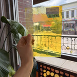Neon Yellow Lamberts Mouthblown Sheet Glass Lamberts Glass