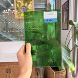 Light Green Gradient on Clear Lamberts Flash Glass Sheet Glass Lamberts Glass 9x6in (LA-73387309)