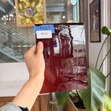 Red Gradient on Clear Lamberts Flash Glass Sheet Glass Lamberts Glass 9x6.5in (LA-81644845)