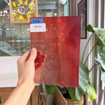 Red Gradient on Clear Lamberts Flash Glass Sheet Glass Lamberts Glass