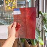 Red Gradient on Clear Lamberts Flash Glass Sheet Glass Lamberts Glass