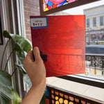 Red Gradient on Clear Lamberts Flash Glass Sheet Glass Lamberts Glass