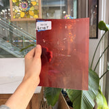 Red Gradient on Clear Lamberts Flash Glass Sheet Glass Lamberts Glass