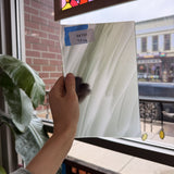 Gray White on Clear Lamberts Flash Glass