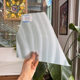 Gray White on Clear Lamberts Flash Glass