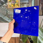 Blue on White on Clear Lamberts Flash Glass
