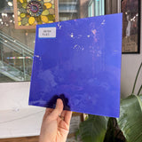 Purple on Clear Lamberts Flash Glass Sheet Glass Lamberts Glass RK164 (9x8.5in)